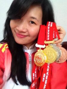 Thanh Trang Tại Đại Hội Tdtt Toàn Quốc 2014.